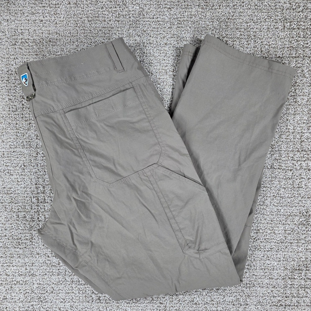 Kuhl Mens Renegade Cargo Pants Khaki Brown 33x30 Outdoor Hiking  Camping